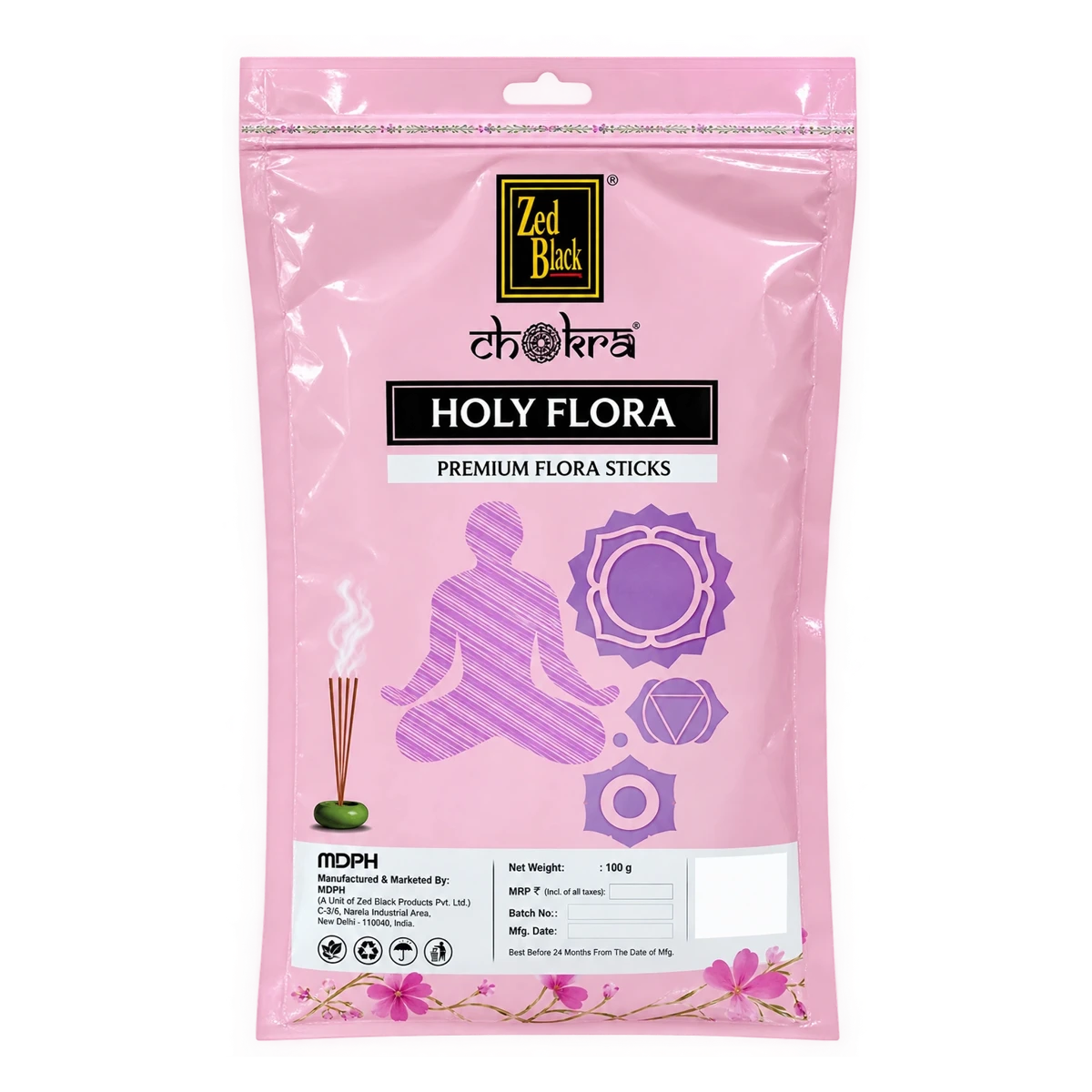 Chakra Holy Flora Premium Sticks Agarbatti