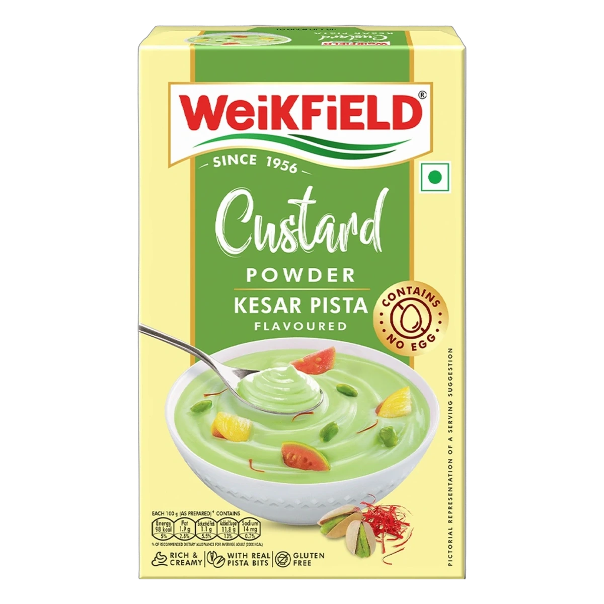 Kesar Pista Flavoured Custard Powder