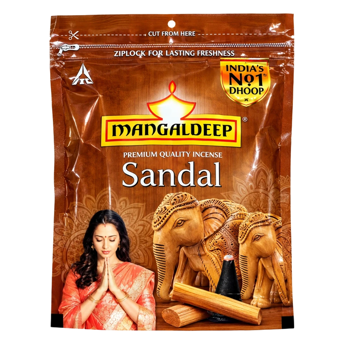 Premium Quality Incense Sandal (Chandan) Dhoop