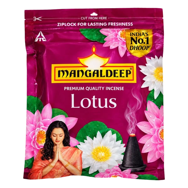 Mangaldeep Premium Quality Incense Lotus Dhoop