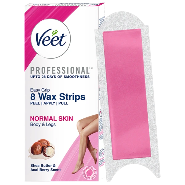 Veet Professional Ready-to-use Wax Strips for Normal Skin