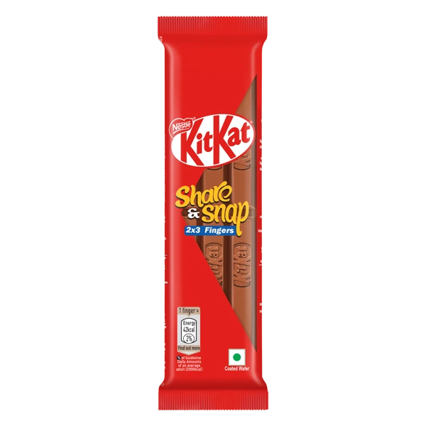 Nestle KitKat Share & Snap 2x3 Fingers Wafer Bar