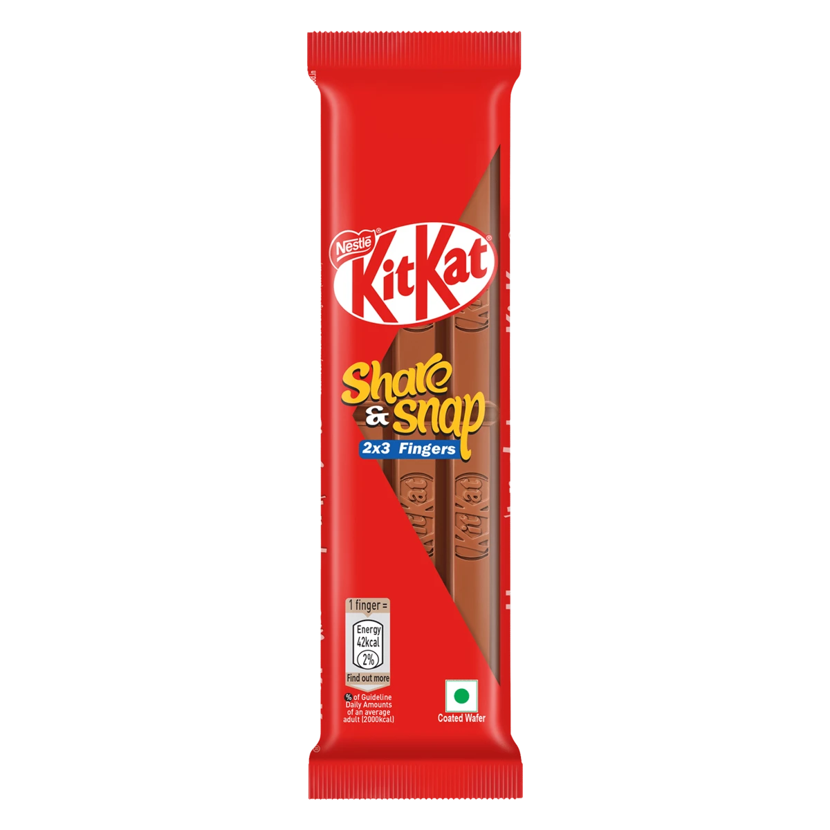 KitKat Share & Snap 2x3 Fingers Wafer Bar