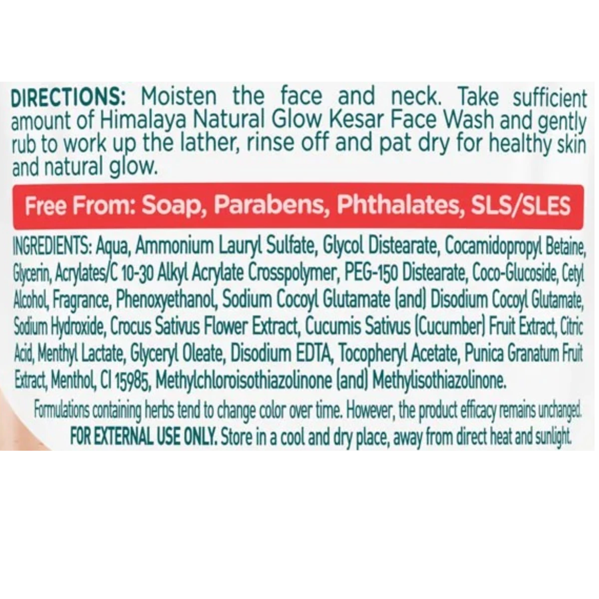 Natural Glow Kesar Facewash