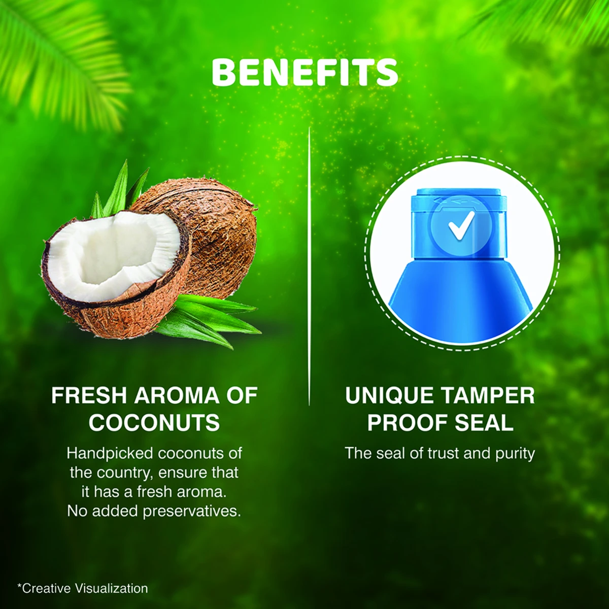 100% Pure Coconut Hair Oil