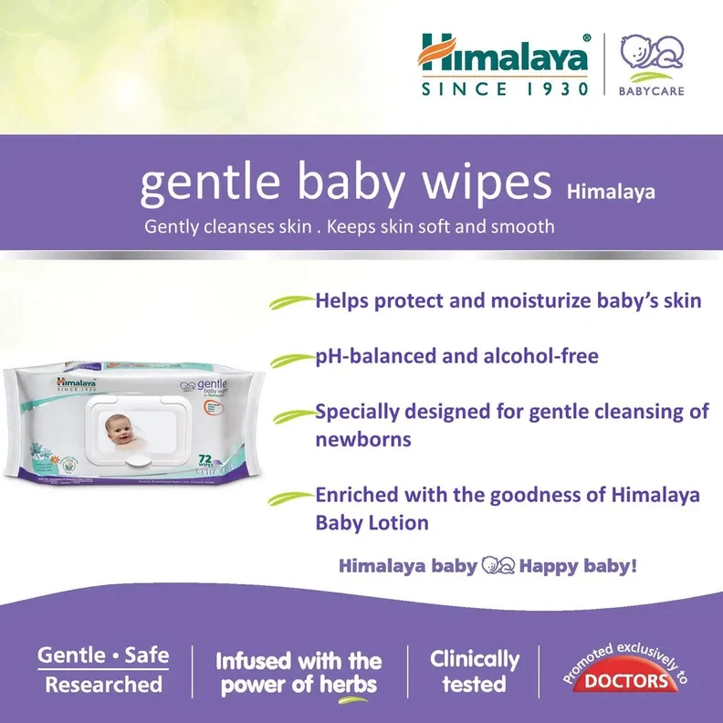 Gentle Baby Wipes for Normal Skin