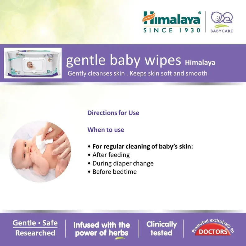 Gentle Baby Wipes for Normal Skin