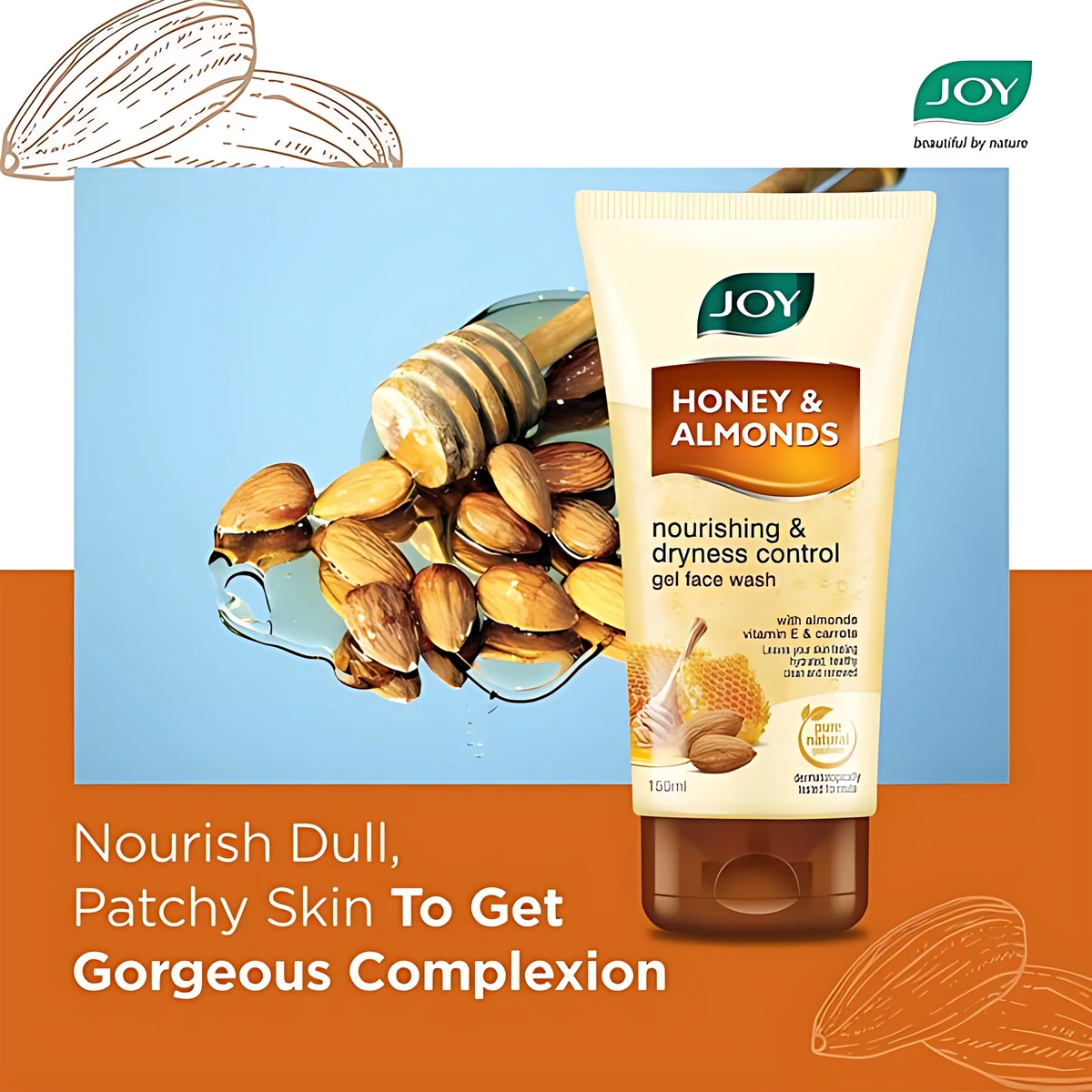 Honey & Almonds Gel Face Wash